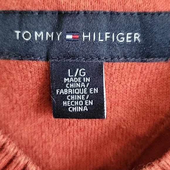 Tommy Hilfiger Striped V-Neck Sweater - Picture 4 of 4